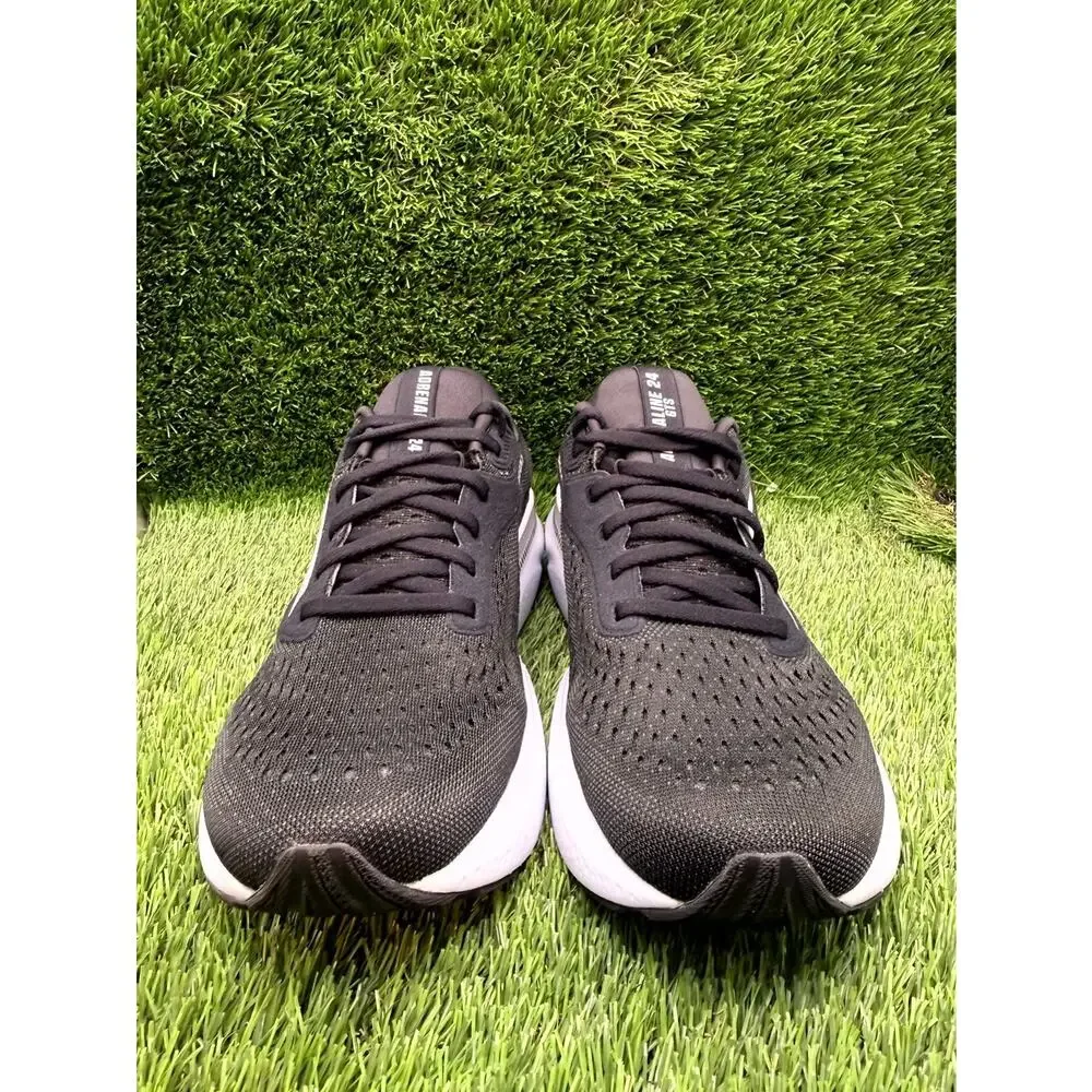 Brooks Adrenaline GTS 24 1104372E087 Athletic Sneaker Men's 8 Black Mesh Running